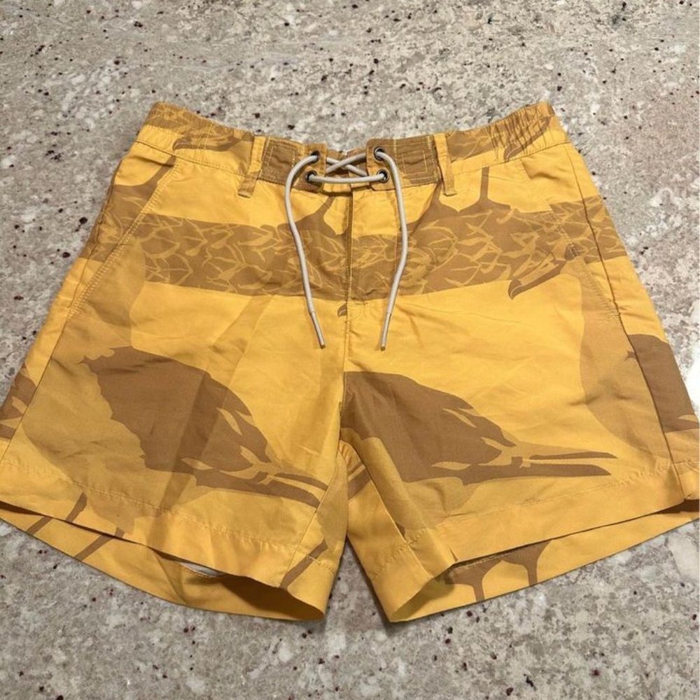G-Star Raw Mens Islander Swim Trunks Yellow, Small